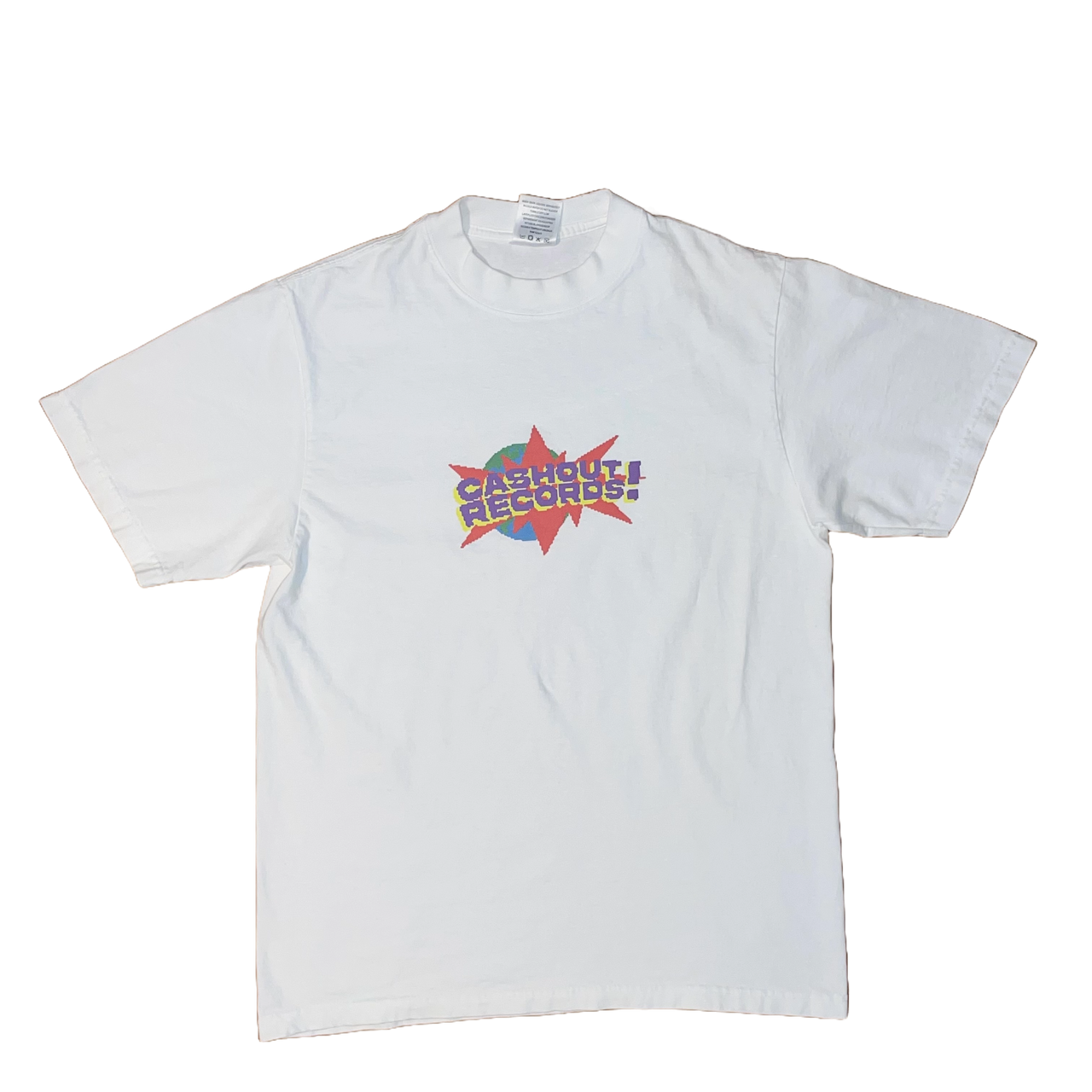 Cashout Records Tee - White